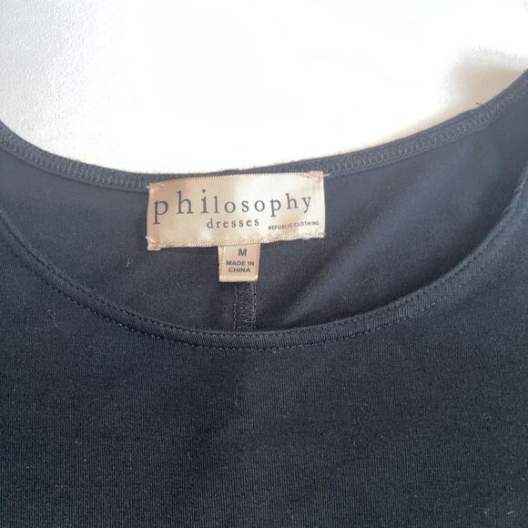 Philosophy Dresses Republic Clothing 1/2 Sleeve Dress Pockets Casual Women's Med - Picture 2 of 10